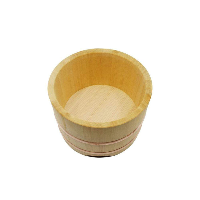 Yamacoh 18Cm Ohitsu Sawara Wooden Rice Container - Authentic Edobitsu from Japan