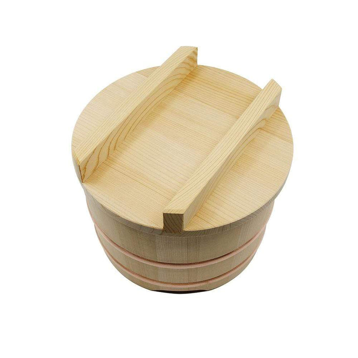 Yamacoh Ohitsu Sawara Rice Container 30Cm - Authentic Japanese Wooden Nosebitsu