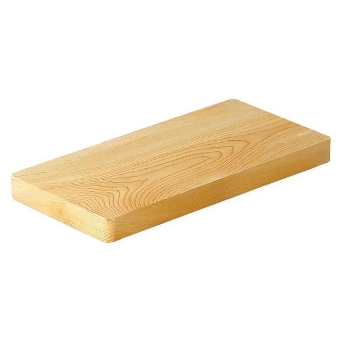 Premium Yamacoh Kiso Hinoki Cypress Wooden Cutting Board - 48×24cm