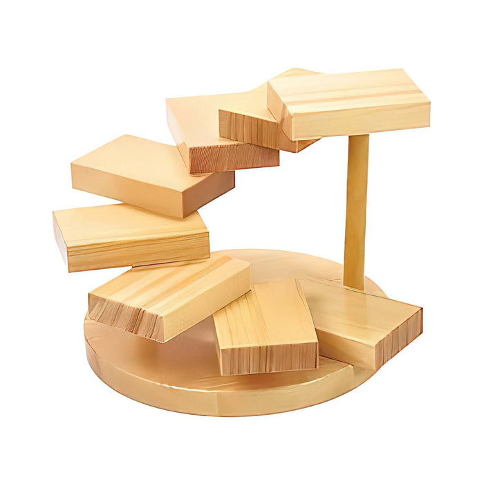 Yamacoh 8-Tier 3D Wooden Sushi Serveware