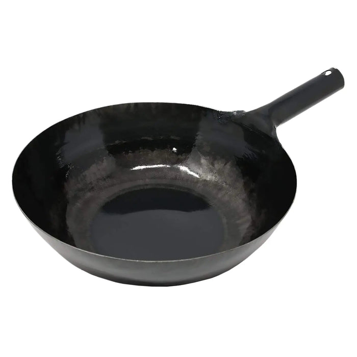 Yamada 30cm Round Bottom Wok - 1.2mm Thickness