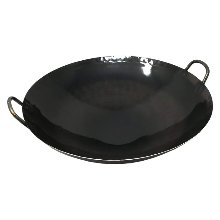 Yamada Japan 36Cm Double-Handle Wok - Premium Iron Construction