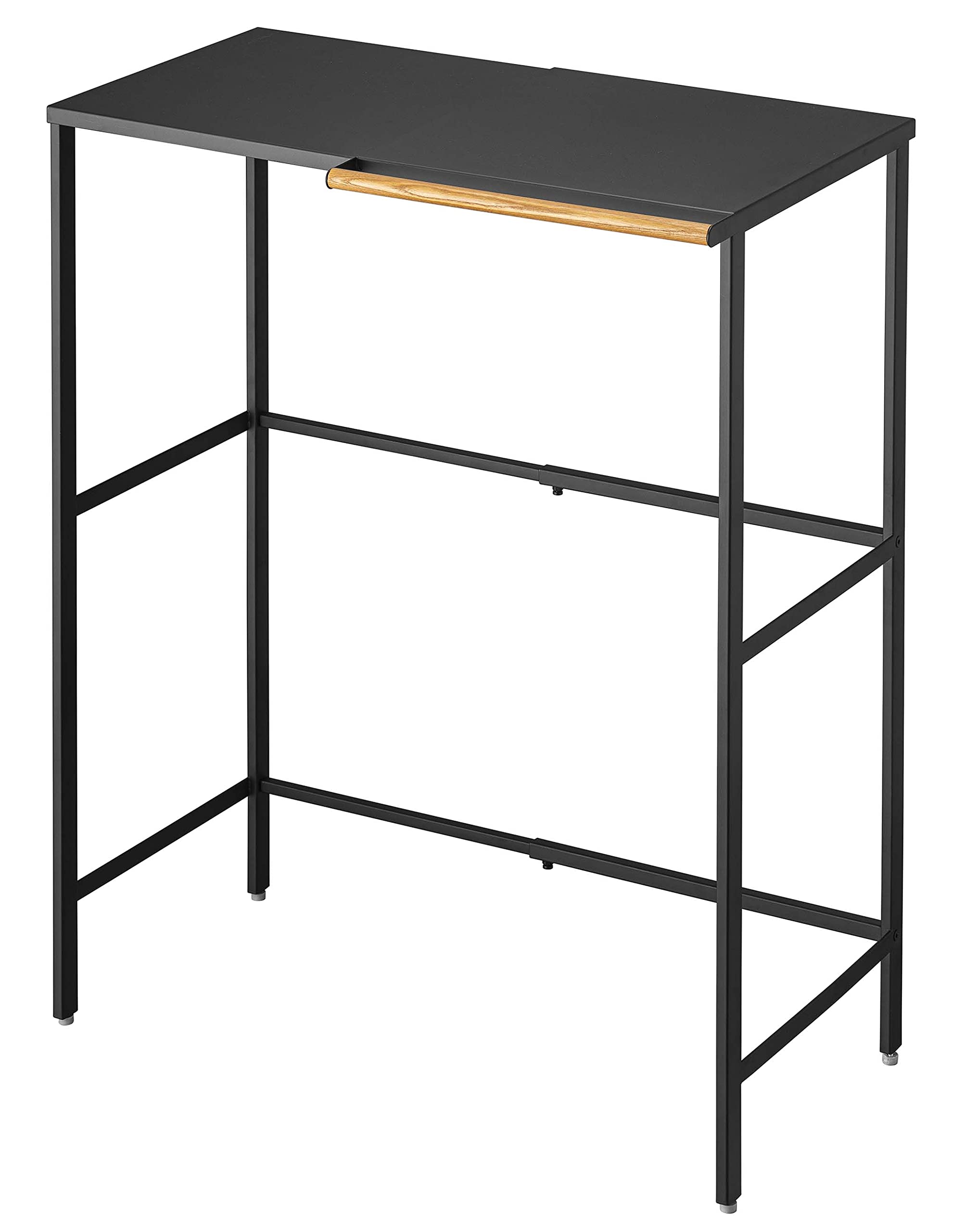 Kydep Riser Trash Rack Yamazaki Industrial Telescopic Trash Can Top Rack - Black (W42.5-76xD4