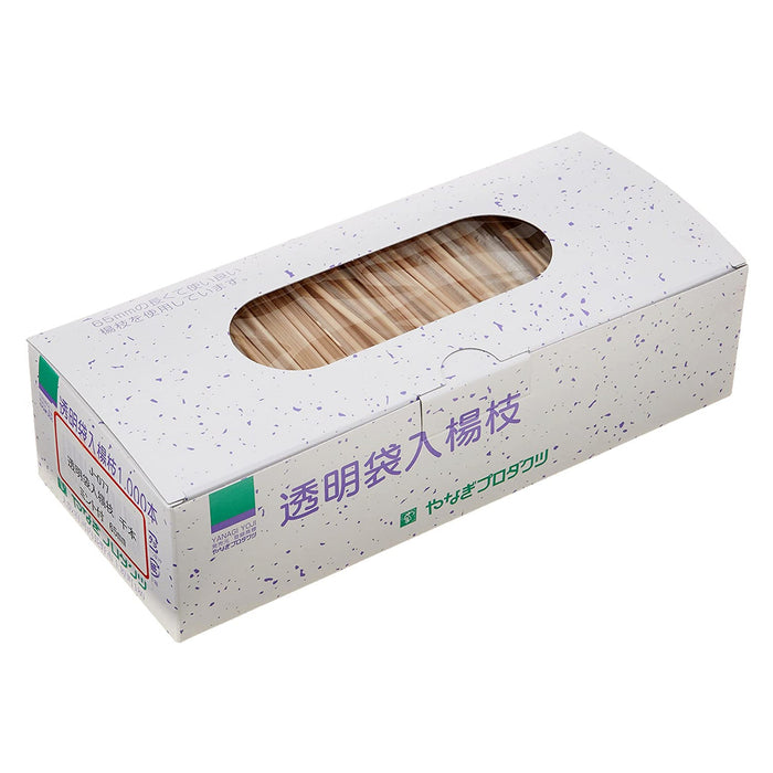 Yanagi Products 1000 Youji Toothpicks - Authentic Wood Taste