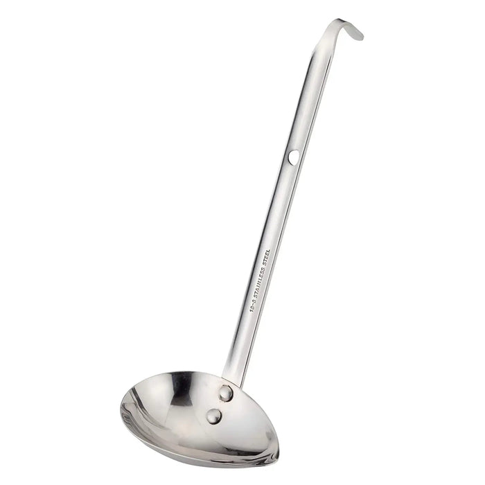 Yukiwa Stainless Steel 20ml Short Ladle - Efficient Side-Scooping Tool