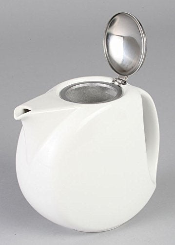 Zero Japan White Bbn-71 1300Cc Moon Teapot - Authentic Japanese Craftsmanship