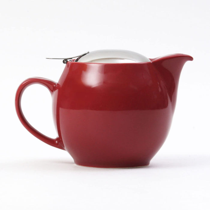 Zero Japan Burgundy Universal Teapot - 450ml Capacity