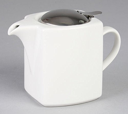 Zero Japan Square Herb Teapot 670Cc White Bbn-11 - Authentic Made In Japan