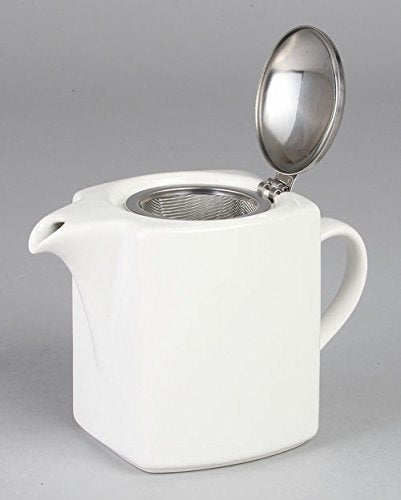 Zero Japan Square Herb Teapot 670Cc White Bbn-11 - Authentic Made In Japan