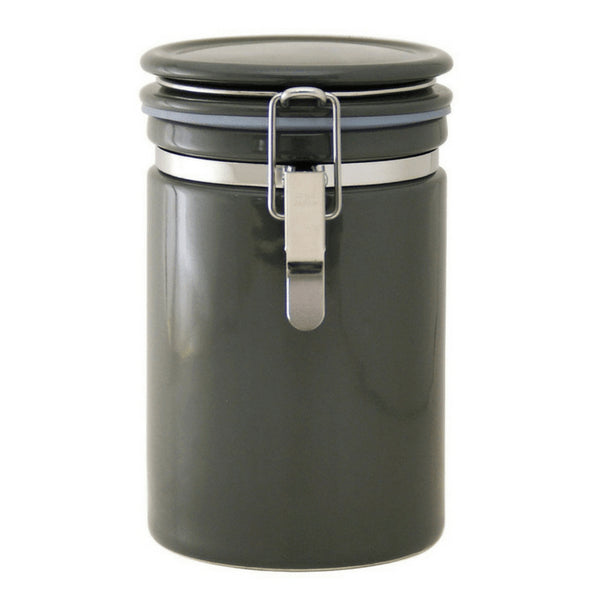 Zero Japan Mino Ware Ceramic Coffee Canister 200 Gray - Coffee 200 (Height 160mm)