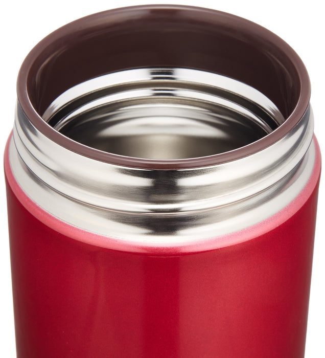 Zojirushi SW-HA45-RM 0.45L Stainless Steel Food Jar Red [Large Non-Disassemblable]