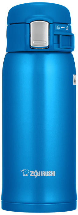 Zojirushi SM-SD36-AM Water Bottle Direct Drinking One Touch Open Stainless Steel Mug 360ml Matte Blue